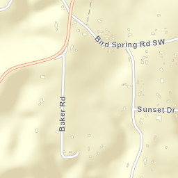 Basham Alabama Street Map