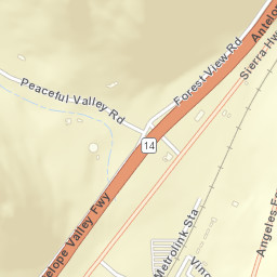 Vincent California Street Map