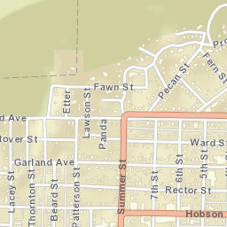 501-599 Ward St Hot Springs AR Street Map
