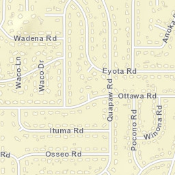 Sunset Hills California Street Map