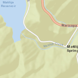Matilija Springs California Street Map