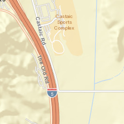 Sulphur Springs California Street Map