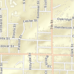 1101-1103 Leonard Street, Hot Springs, AR Street Map