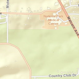 400-498 Shady Grove Road, Hot Springs, AR Street Map