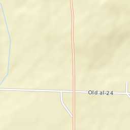 Waco Alabama Street Map