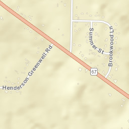 Henderson Alabama Street Map