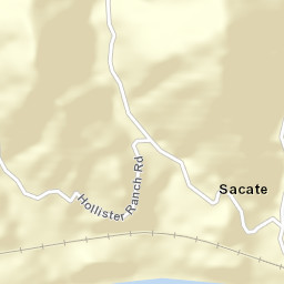 Sacate California Street Map