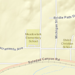 Paris California Street Map