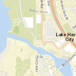 1501-1539 McCulloch Boulevard, Lake Havasu City Street Map