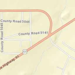 Concho Arizona Street Map