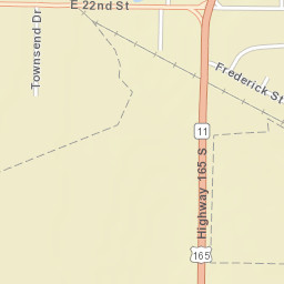 Ricusky Arkansas Street Map