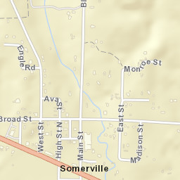 Somerville Alabama Street Map