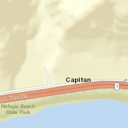 Capitan California Street Map