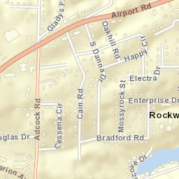 Rockwell Arkansas Street Map