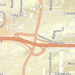 100-110 Section Line Rd Hot Springs Street Map