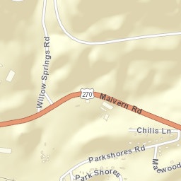 100-198 Chilis Lane, Hot Springs National Park Street Map