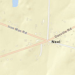 Neel Alabama Street Map