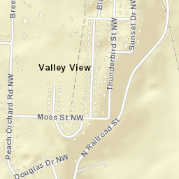 Valley View Alabama Street Map