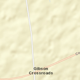 Gibson Crossroads Alabama Street Map