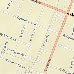 134 North 7th Street, McBee, SC 29101 Street Map