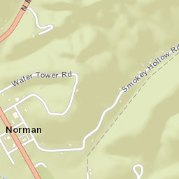 Norman Arkansas Street Map