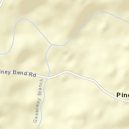 Piney Bend Alabama Street Map