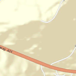 Cottonville Alabama Street Map