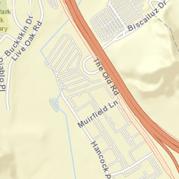 Valencia California Street Map