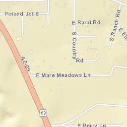 Poland Junction Arizona Street Map