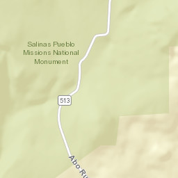 County Road B005, Salinas Pueblo Missions National Monument,  Street Map