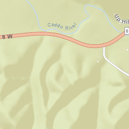 Ouachita National Forest 2879 Arkansas 8 Street Map