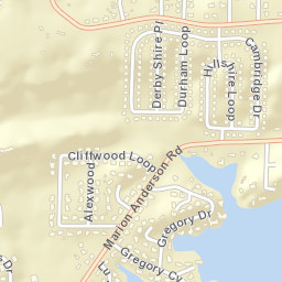 299-301 Gregory Drive, Hot Springs National Street Map