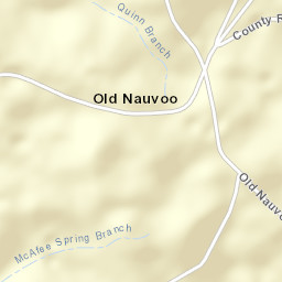 Old Nauvoo Alabama Street Map