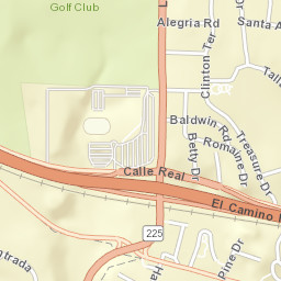 El Camino Real, Santa Barbara, CA 93105 Street Map