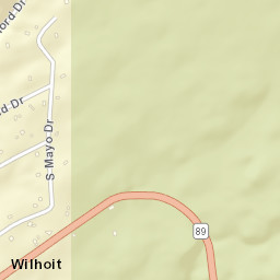 Wilhoit Arizona Street Map