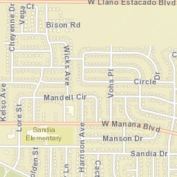 800-1170 State Highway 245, Clovis, NM Street Map