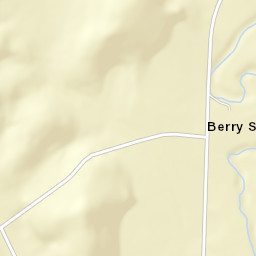Berry Springs Alabama Street Map