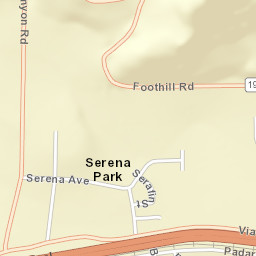 Toro Canyon California Street Map