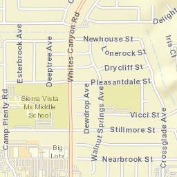 Canyon Country California Street Map