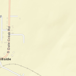 Hillside Arizona Street Map