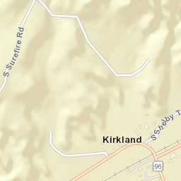 Kirkland Arizona Street Map