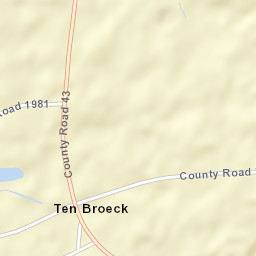 Ten Broeck Alabama Street Map