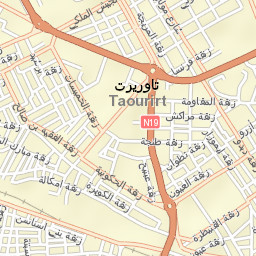 Taourirt Street Map