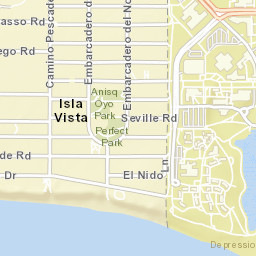 Isla Vista California Street Map