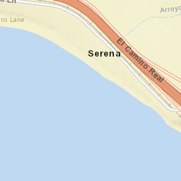 Serena California Street Map