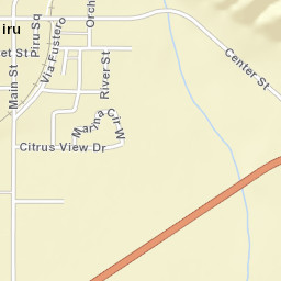 Piru California Street Map