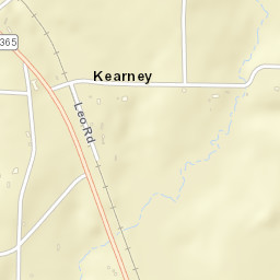 Kearney Arkansas Street Map