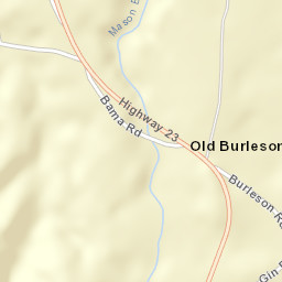 Old Burleson Alabama Street Map