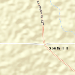 South Hill Alabama Street Map