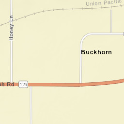 Buckhorn California Street Map